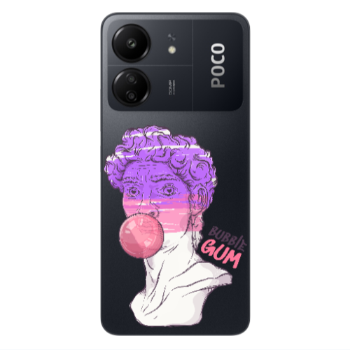Xiaomi Poco C65 Pin Bubble Transparent Silicone TPU Θήκη