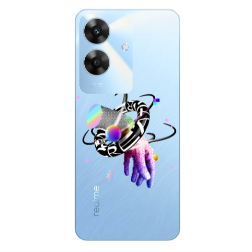 Realme Note 60 Y2k Transparent Silicone TPU Θήκη