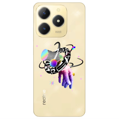 Realme C61 Y2k Transparent Silicone TPU Θήκη
