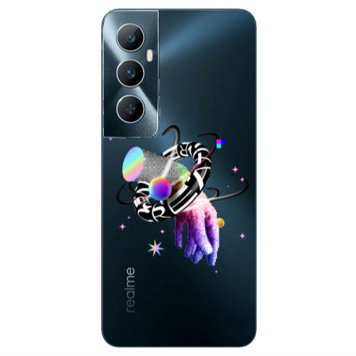 Realme C65 Y2k Transparent Silicone TPU Θήκη