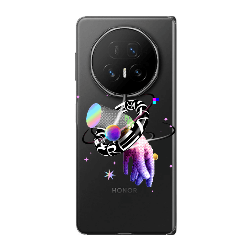 Honor Magic V5 Y2k Transparent Silicone TPU Θήκη