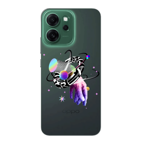 Oppo Reno 14 FS Y2k Transparent Silicone TPU Θήκη