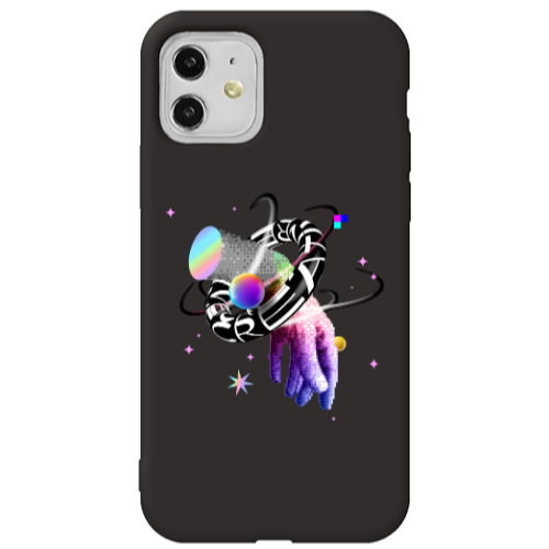 Apple iPhone 11  Y2k Black Colored Silicone TPU Θήκη