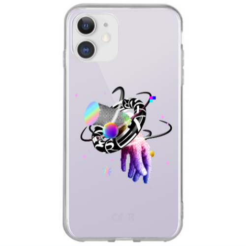 Apple iPhone 12 Y2k Transparent Silicone TPU Θήκη
