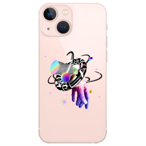 Apple iPhone 13 Y2k Transparent Silicone TPU Θήκη