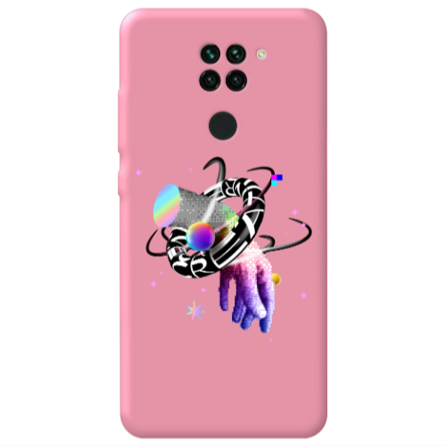 Xiaomi Redmi Note 9 Y2k Pink Colored Silicone TPU Θήκη