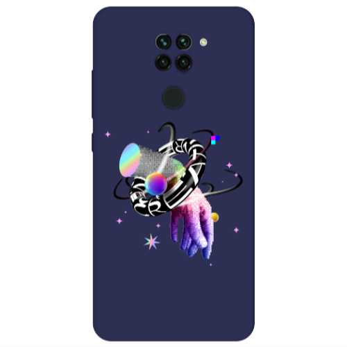 Xiaomi Redmi Note 9 Y2k Dark blue Colored Silicone TPU Θήκη