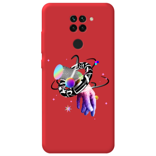 Xiaomi Redmi Note 9 Y2k Red Colored Silicone TPU Θήκη