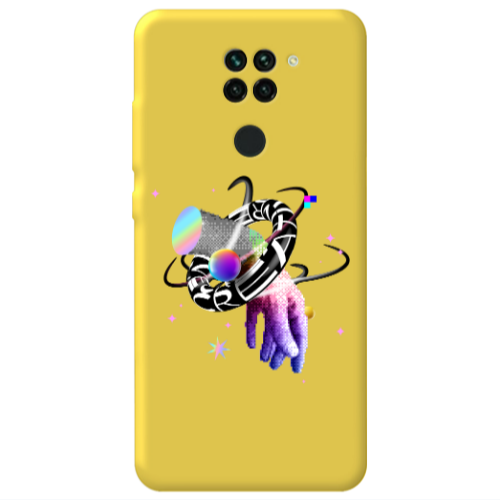 Xiaomi Redmi Note 9 Y2k Yellow Colored Silicone TPU Θήκη