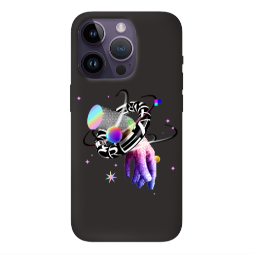 Apple iPhone 14 Pro  Y2k Black Colored Silicone TPU Θήκη