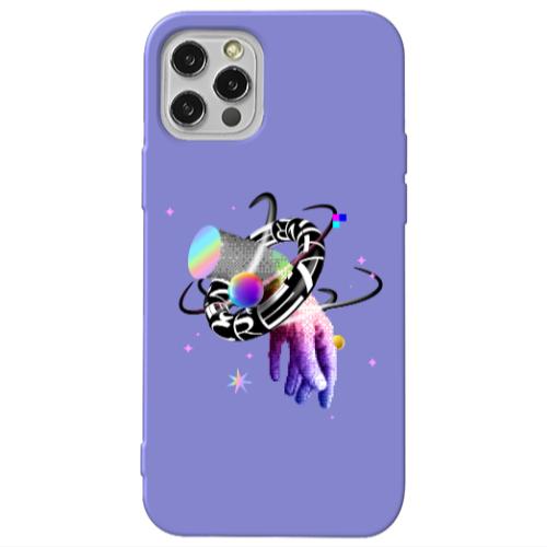 Apple iPhone 13 Pro Y2k Purple Colored Silicone TPU Θήκη