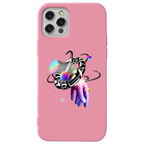 Apple iPhone 13 Pro Y2k Pink Colored Silicone TPU Θήκη