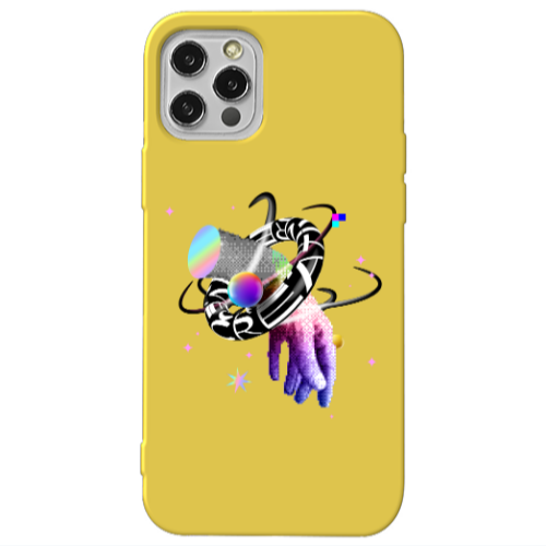 Apple iPhone 13 Pro Y2k Yellow Colored Silicone TPU Θήκη