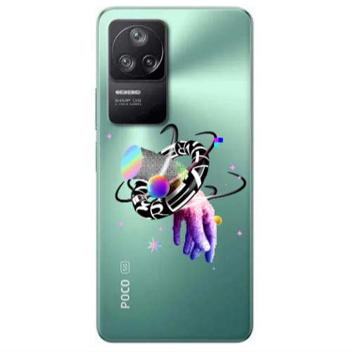 Xiaomi Poco F4 Y2k Transparent Silicone TPU Θήκη