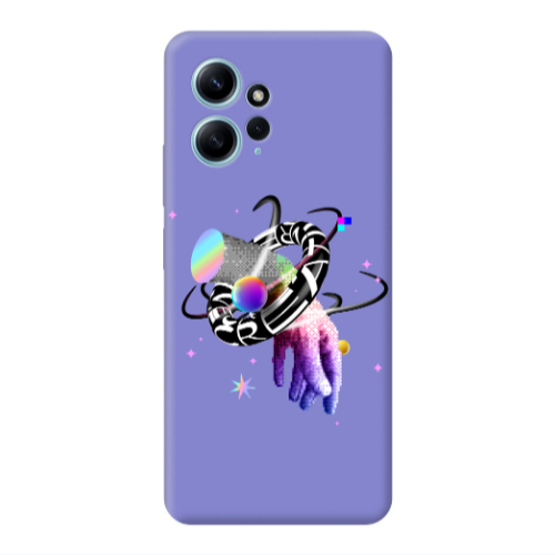 Xiaomi Redmi Note 12 4G Y2k Purple Colored Silicone TPU Θήκη