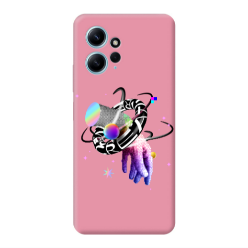 Xiaomi Redmi Note 12 4G Y2k Pink Colored Silicone TPU Θήκη