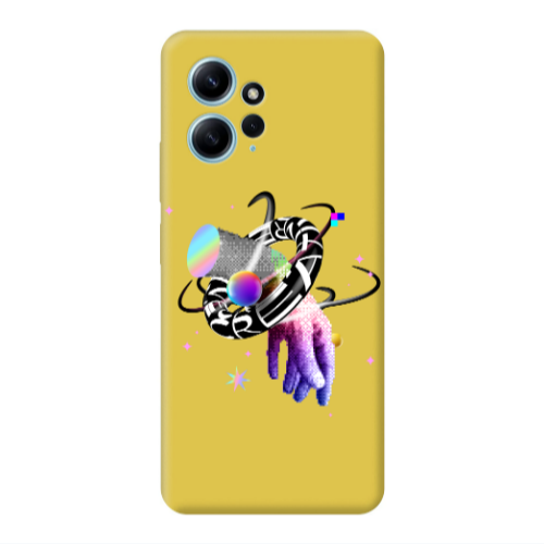 Xiaomi Redmi Note 12 4G Y2k Yellow Colored Silicone TPU Θήκη