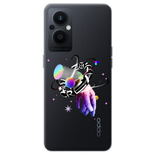 Oppo Reno 7 Lite Y2k Transparent Silicone TPU Θήκη