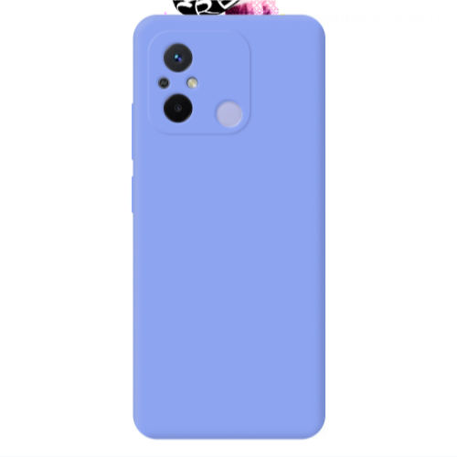 Xiaomi Redmi 12C Y2k Light Purple Colored Silicone TPU Θήκη