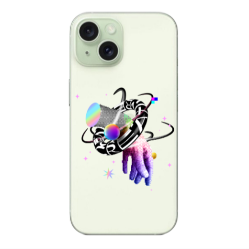 Apple iPhone 15 Y2k Transparent Silicone TPU Θήκη