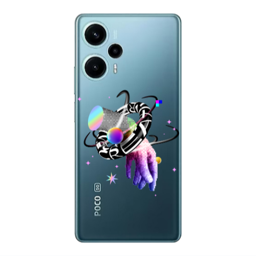 Xiaomi Poco F5 Y2k Transparent Silicone TPU Θήκη
