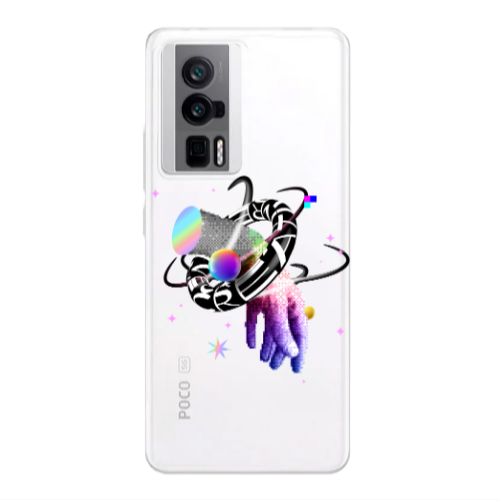 Xiaomi Poco F5 Pro Y2k Transparent Silicone TPU Θήκη
