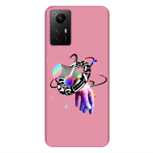 Xiaomi Redmi Note 12s Y2k Pink Colored Silicone TPU Θήκη
