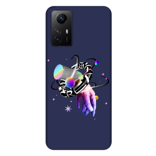 Xiaomi Redmi Note 12s Y2k Dark blue Colored Silicone TPU Θήκη