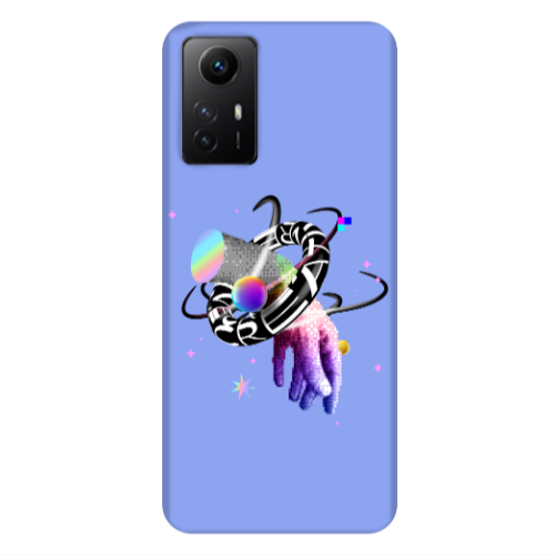 Xiaomi Redmi Note 12s Y2k Light Purple Colored Silicone TPU Θήκη