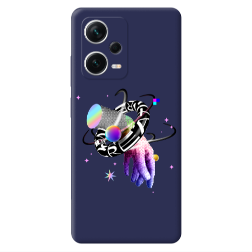 Xiaomi Poco X5 Y2k Dark blue Colored Silicone TPU Θήκη