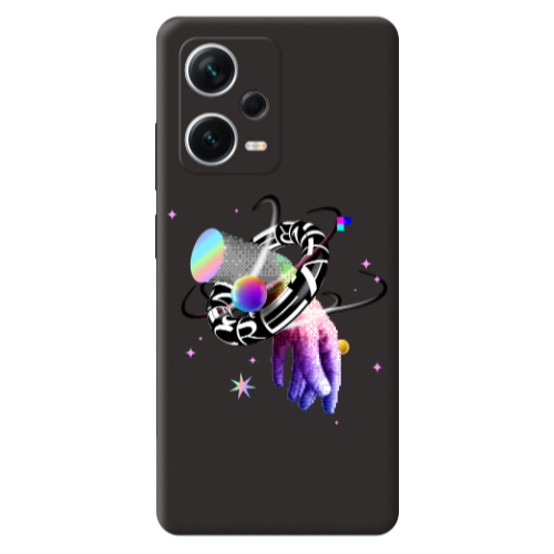 Xiaomi Poco X5 Y2k Black Colored Silicone TPU Θήκη
