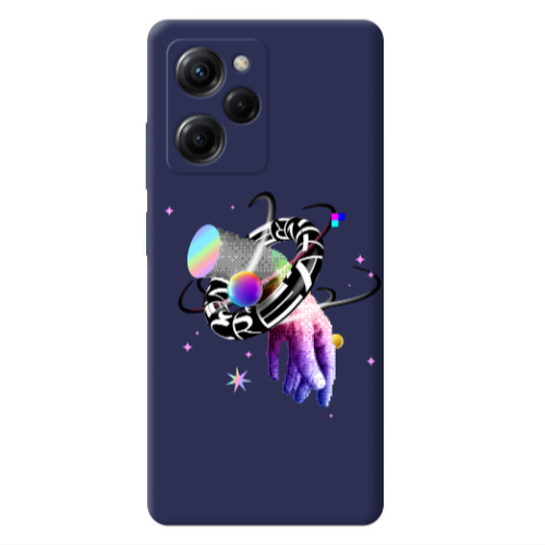 Xiaomi Poco X5 Pro Y2k Dark blue Colored Silicone TPU Θήκη