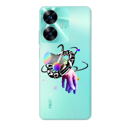 Realme C55 Y2k Transparent Silicone TPU Θήκη