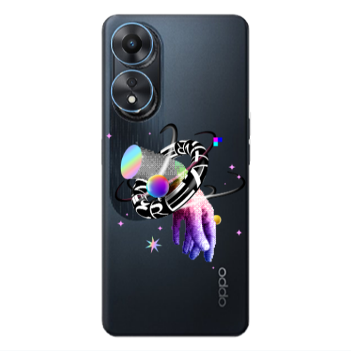 Oppo A 98 Y2k Transparent Silicone TPU Θήκη