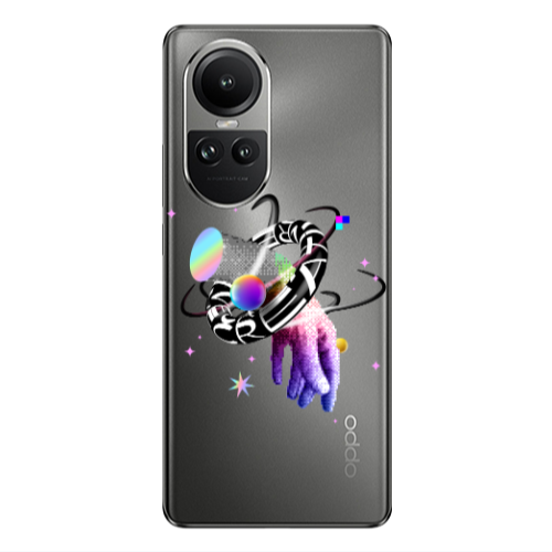 Oppo Reno10 5G Y2k Transparent Silicone TPU Θήκη