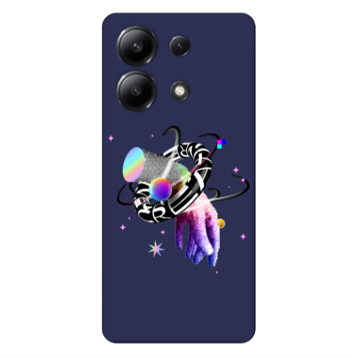 Xiaomi Redmi Note 13 4G Y2k Dark blue Colored Silicone TPU Θήκη