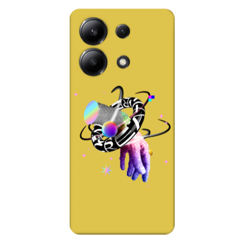 Xiaomi Redmi Note 13 4G Y2k Yellow Colored Silicone TPU Θήκη