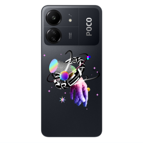 Xiaomi Poco C65 Y2k Transparent Silicone TPU Θήκη