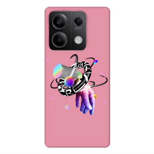 Xiaomi Redmi Note 13Pro 5G Y2k Pink Colored Silicone TPU Θήκη