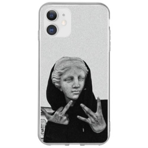 Apple iPhone 12 Edgelord Transparent Silicone TPU Θήκη