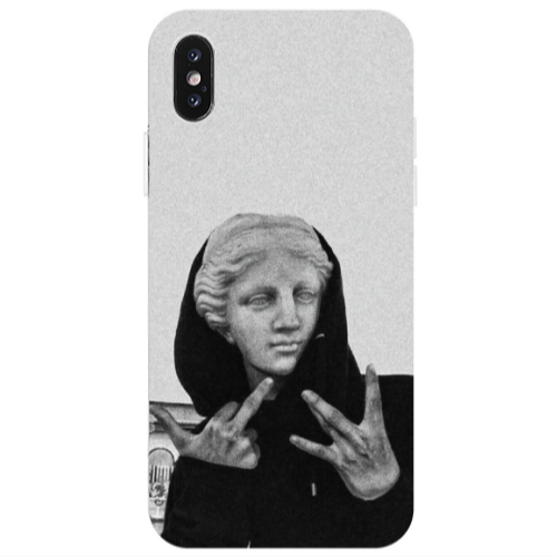 Apple iPhone X Edgelord Transparent Silicone TPU Θήκη