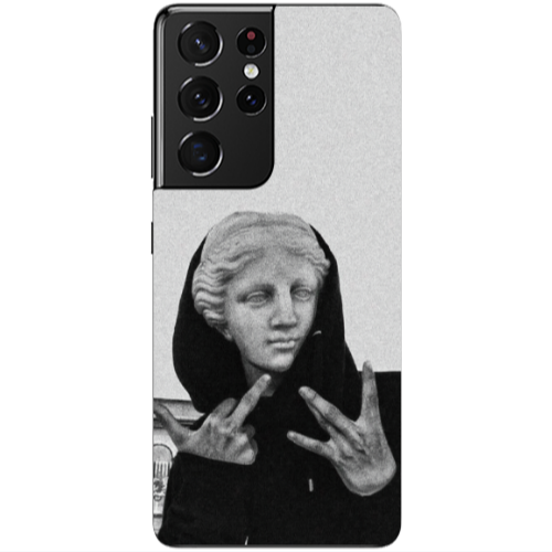 Samsung S21 Ultra Edgelord Transparent Silicone TPU Θήκη