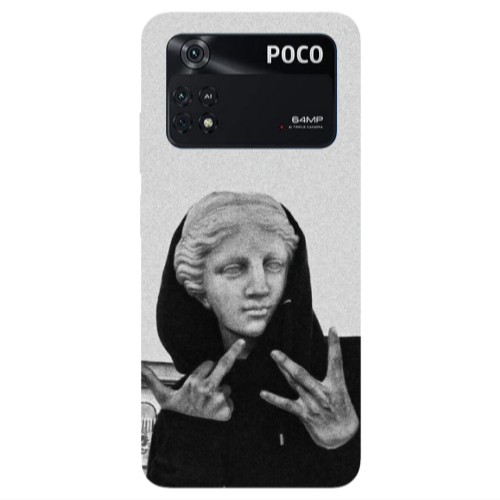 Xiaomi Poco M4 Pro 4G Edgelord Transparent Silicone TPU Θήκη