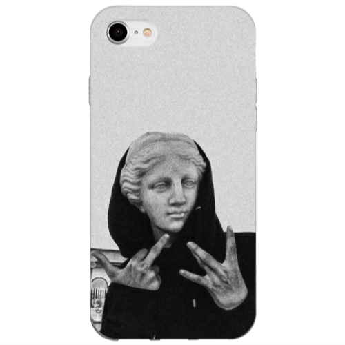 Apple iPhone 7 Edgelord Transparent Silicone TPU Θήκη