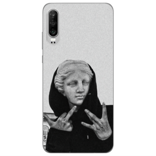 Huawei P30 Edgelord Transparent Silicone TPU Θήκη