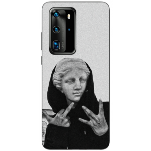 Huawei P40 Pro Edgelord Transparent Silicone TPU Θήκη