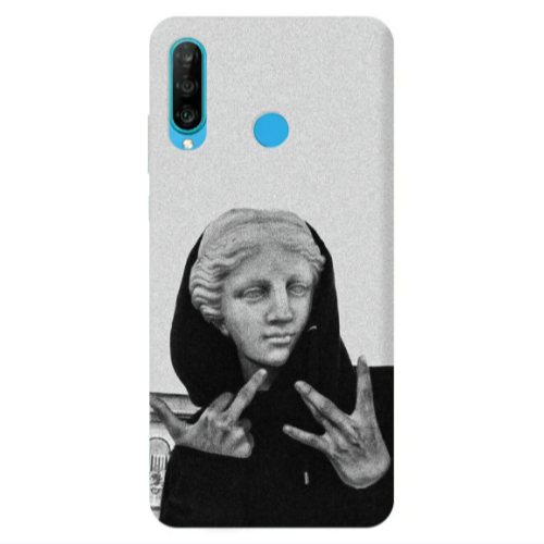 Huawei P30 Lite Edgelord Transparent Silicone TPU Θήκη