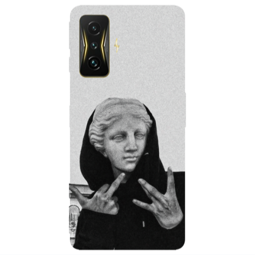 Xiaomi Poco F4 Gt Edgelord Transparent Silicone TPU Θήκη