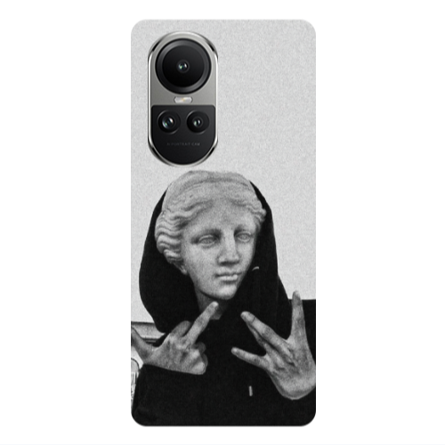 Oppo Reno10 5G Edgelord Transparent Silicone TPU Θήκη
