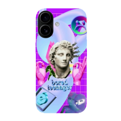 Apple Iphone 16 plus Bored Teenager Transparent Silicone TPU Θήκη